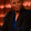 The Equalizer S05 Queen Latifah Black Embellished Coat