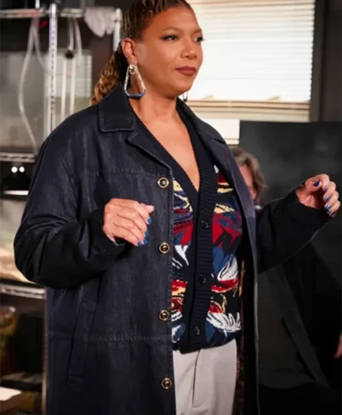 The Equalizer S05 Queen Latifah Navy Blue Denim Coat