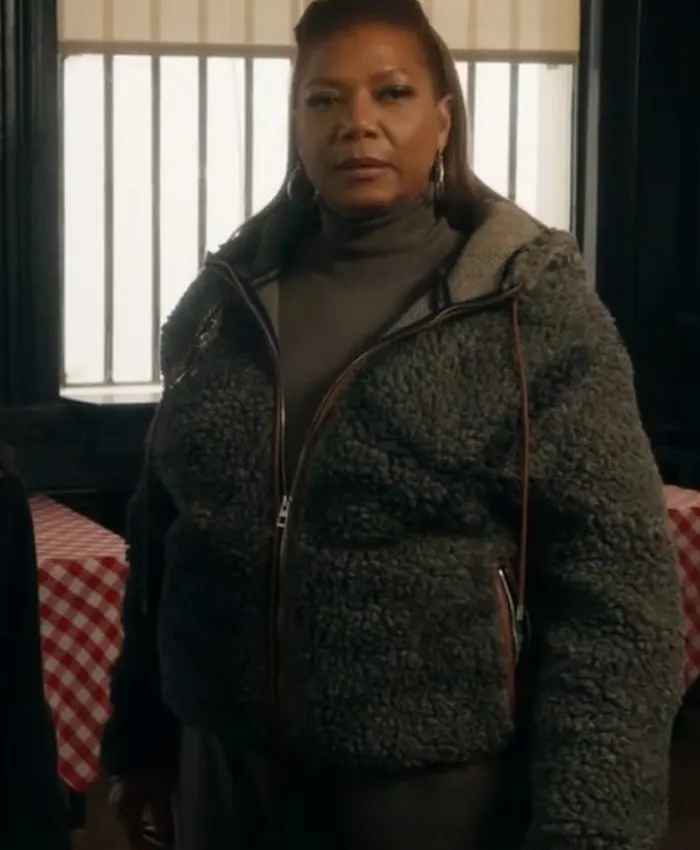 The Equalizer S5 Queen Latifah Fur Hooded Jacket