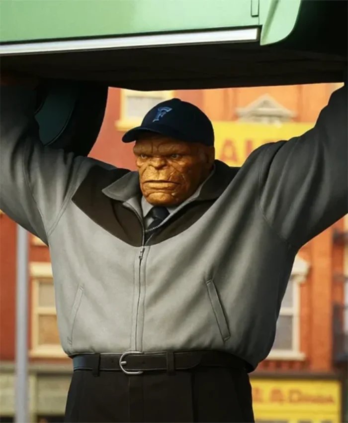 The Fantastic Four First Steps 2025 Ben Grimm Leather Jacket - Image 3