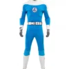 The Fantastic Four First Steps Ben Grimm Blue and White Costume Jumpsuit Sale