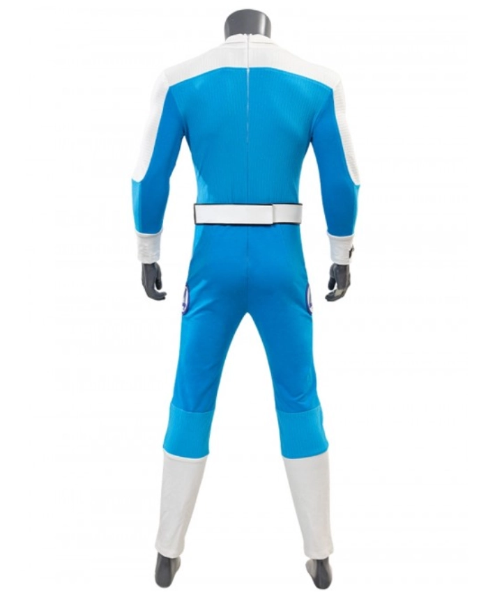 The Fantastic Four First Steps Ben Grimm Blue and White Jumpsuit