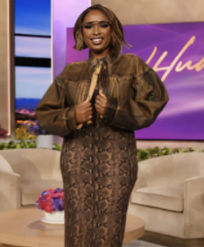 The Jennifer Hudson Show 2024 Jennifer Hudson Brown Jacket