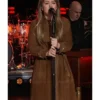 The Kelly Clarkson Show 2025 Kelly Clarkson Suede Coat