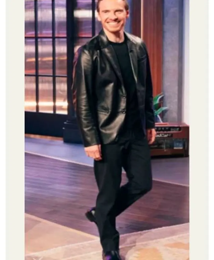 The Kelly Clarkson Show Michael Fassbender Black Blazer