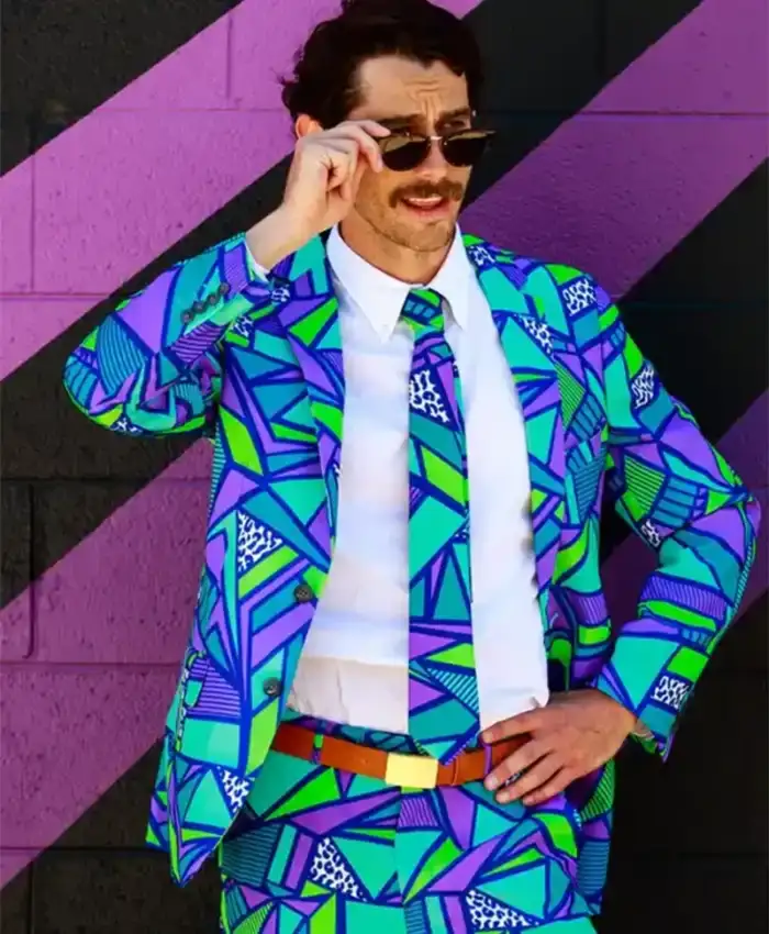 The Le Tootski Trendy Neon Rave Suit