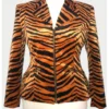 The Nanny S03 Fran Drescher Print Tiger Jacket