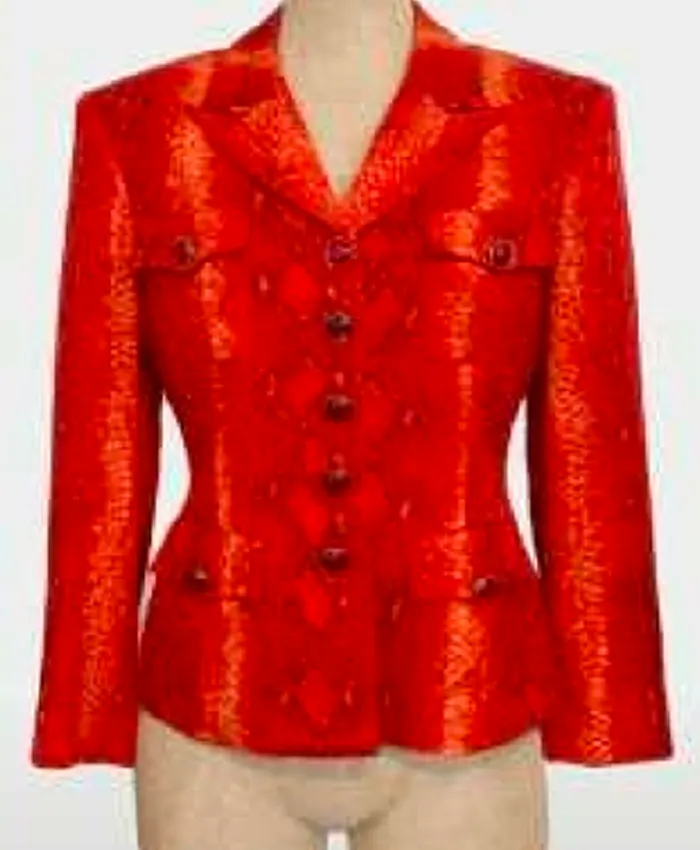 The Nanny S03 Fran Fine Print Snake Blazer
