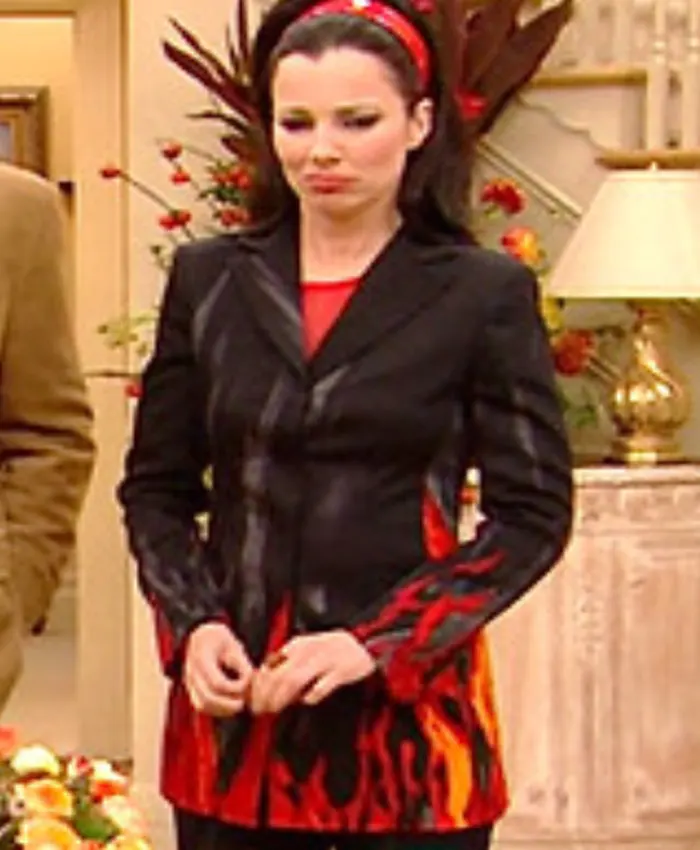 The Nanny S05 Fran Drescher Red Flames Blazer