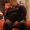 The Neighborhood S07 Calvin Butler Maroon Suede Jacket