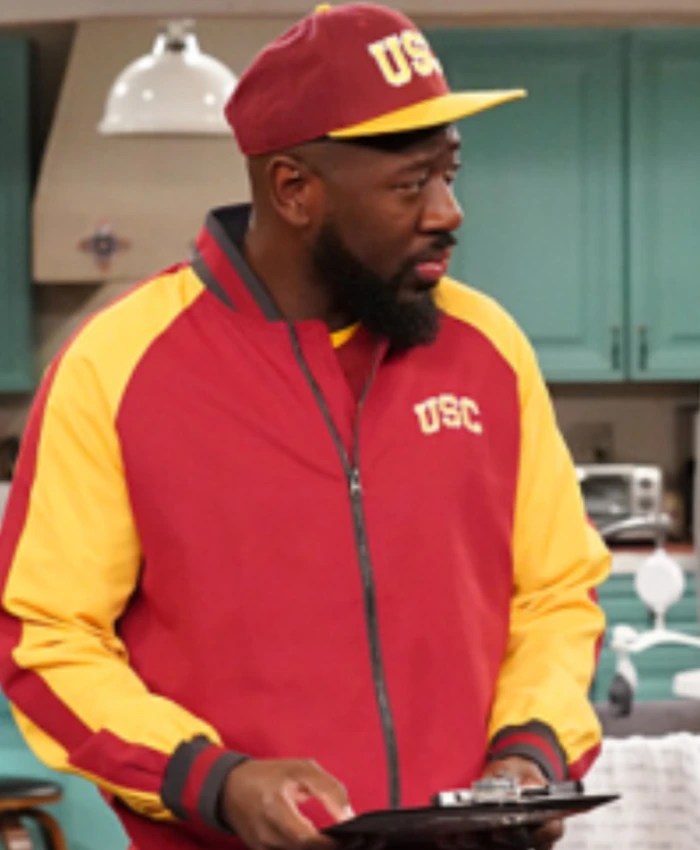 The Neighborhood S07 Sheaun McKinney USC Bomber Jacket