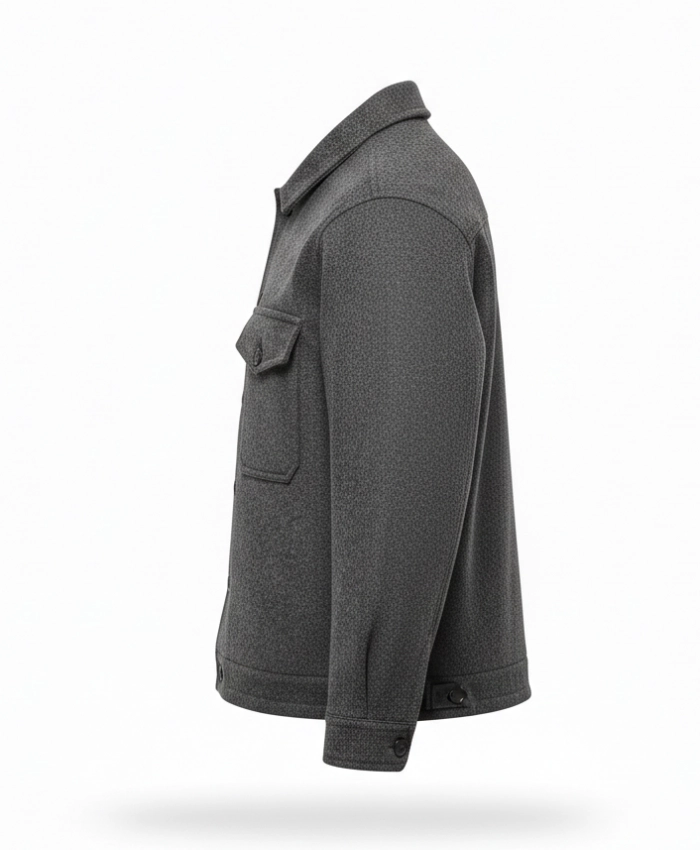 The Night Agent S03 Gabriel Basso Grey Wool Jacket