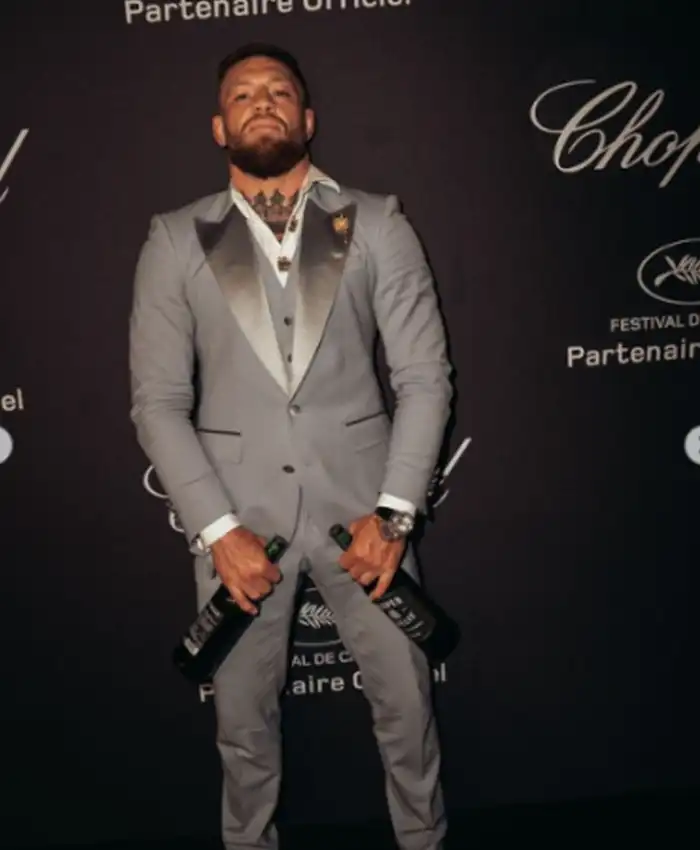 The Notorious Conor Mc Classic Grey Tuxedo Suit