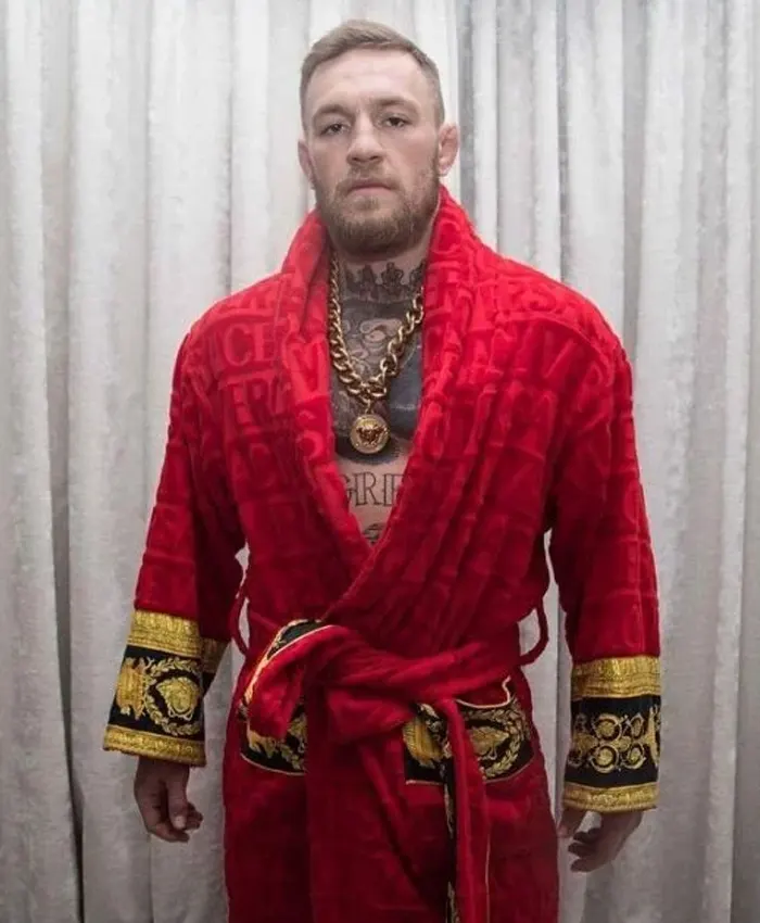 The Notorious Conor Mc Gregor Luxury Red Robe 1