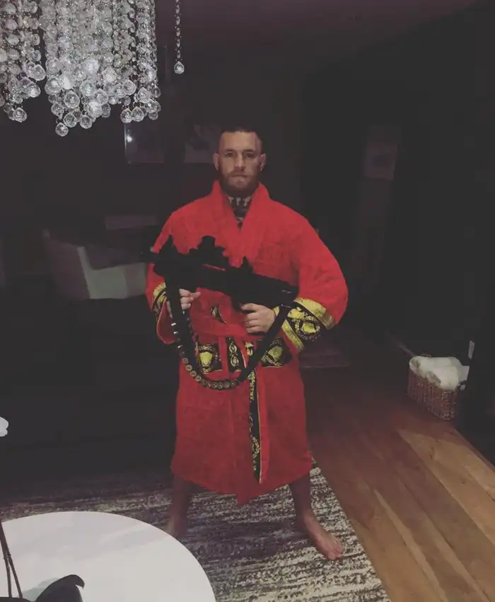 The Notorious Conor Mc Gregor Luxury Red Robe