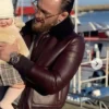 The Notorious Conor Mc Gregor Maroon Shearling Jacket