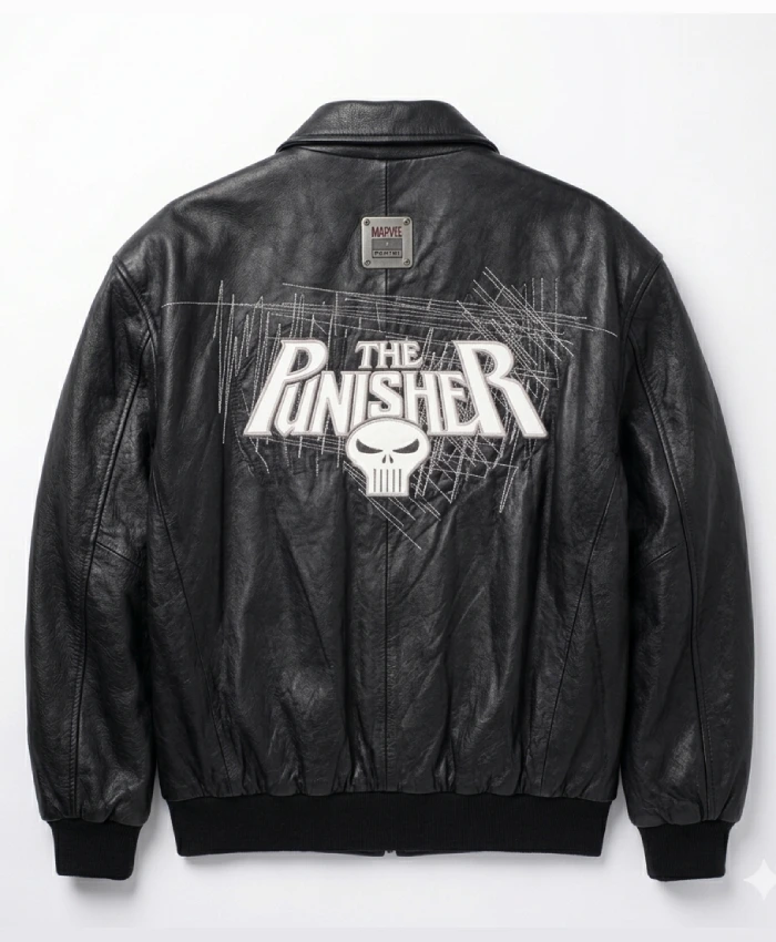 The Punisher Michael Jackson Black Leather Jacket