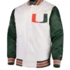 The Rookie Miami Hurricanes Canes Letterman Varsity Jacket