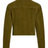 The Rookie Promo Nyla Harper Green Suede Jacket