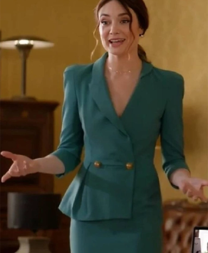 The Royal We 2025 Mallory Jansen Green Blazer