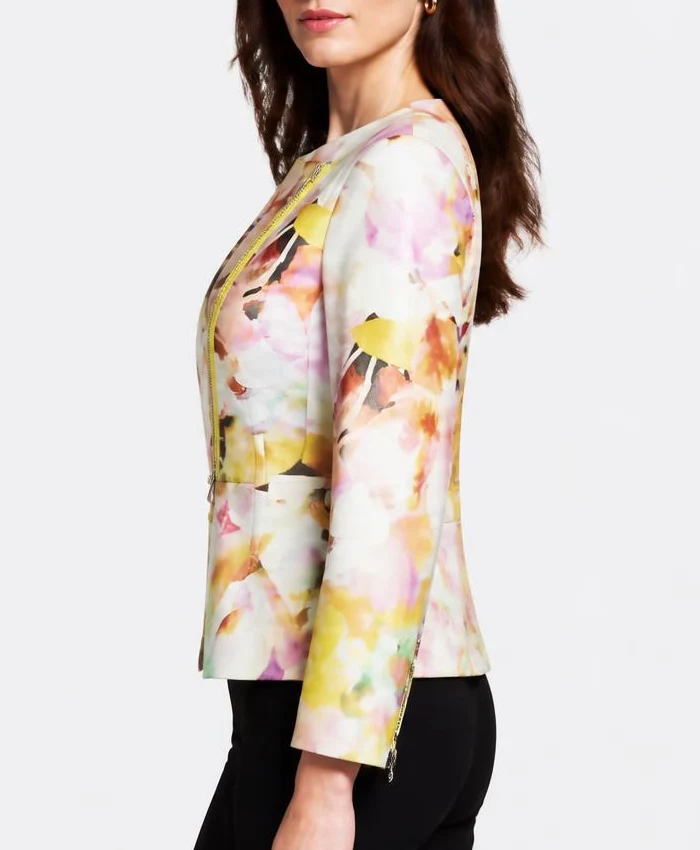 The Royals S01 Lydia Rose Bewley Floral Jacket For Womens