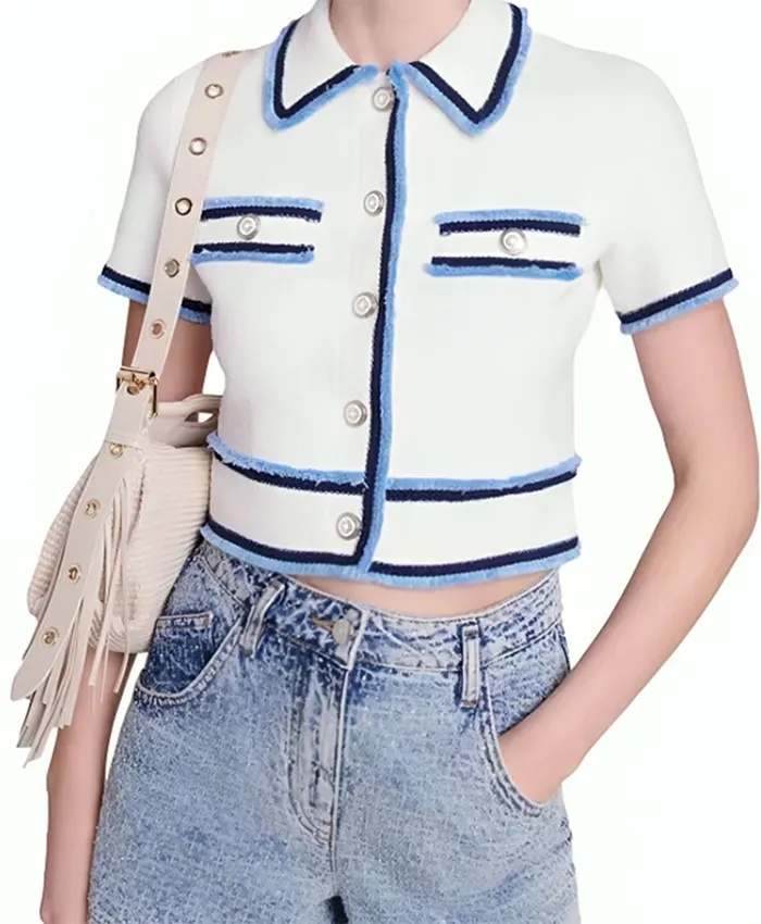 The Sex Lives Of College Girls Season 03 Kacey White Short Sleeve Jacket For Unisex