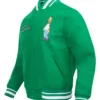 The Simpsons Green Varsity Jacket