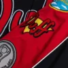 The Simpsons x Shoe Palace Duff Man Black And Cotton Racing Bomber Jacket