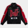 The Simpsons x Shoe Palace Duff Man Black And Racing Bomber Jacket