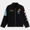 The Simpsons x Shoe Palace Lard Lad Donuts Black Jacket
