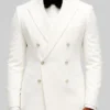 The Thomas Crown Affair 2027 Michael B. Jordan White Blazer Mens