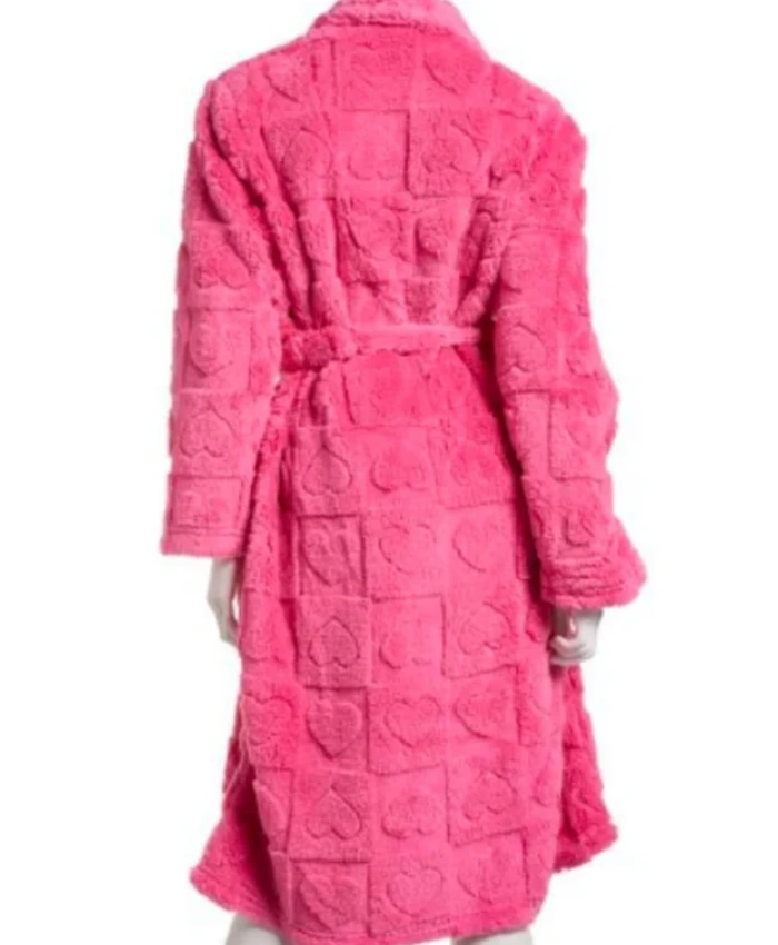 The Thundermans Undercover 2025 Pink Fuzzy Hearts Robe - Image 3