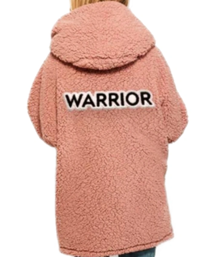 The Today Show 2025 Jill Martin Pink Warrior Sherpa Jacket Buy Now