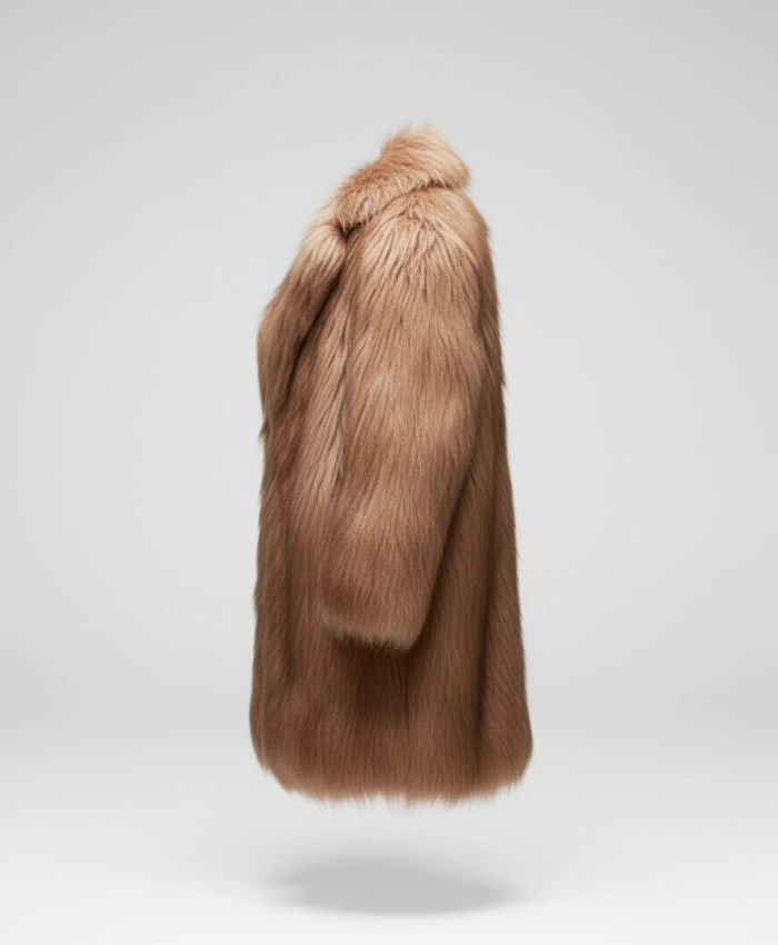 Dove Cameron Today Show Fur Coat - Image 4