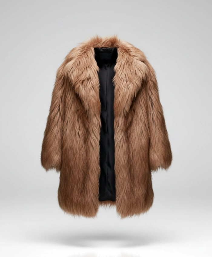 Dove Cameron Today Show Fur Coat - Image 3