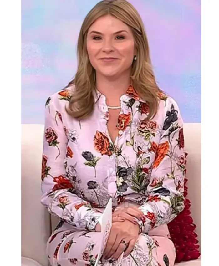 The Today Show Jenna Bush Floral Shirt