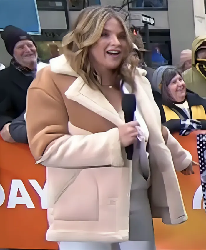 The Today Show Jenna Bush Hager Sherpa Jacket
