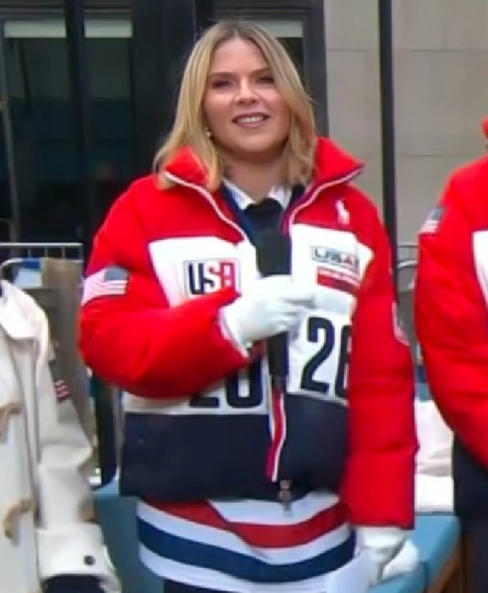 Team USA The Today Show Jenna Bush Hager Puffer Jacket