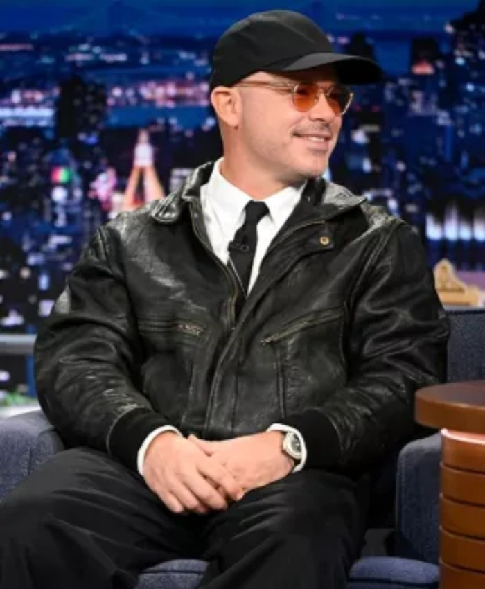 Daniel Arsham Tonight Show Starring Jimmy Fallon Leather Jacket - Image 3