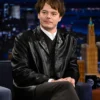 The Tonight Show Starring Jimmy Fallon S13 Charlie Heaton Leather Blazer