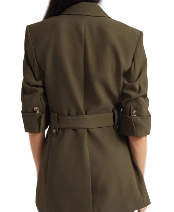 The View 2025 Ana Navarro Green Belted Jacket Shop Now