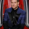 The Voice S26 Michael Buble Semi Finals Eliminations Colorblock Suit