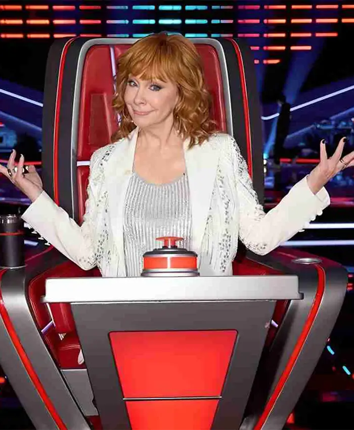 The Voice S26 Reba McEntire White Blazer