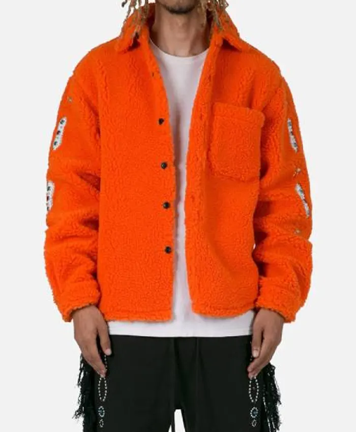 The Voice S27 BD.ii Orange Sherpa Jacket - Image 2