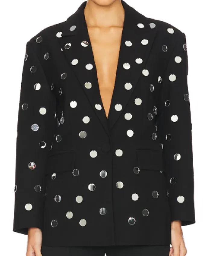 The Voice S27 Jaydn Cree Black Embellished Blazer - Image 2