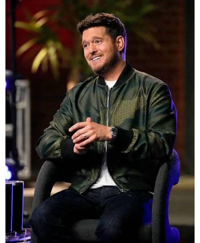 Michael Buble The Voice S28 Camouflage Jacket