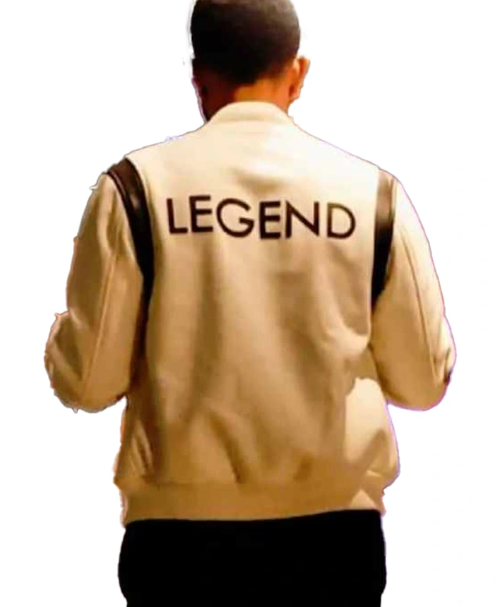 John Legend The Voice S29 White Varsity Jacket - Image 3