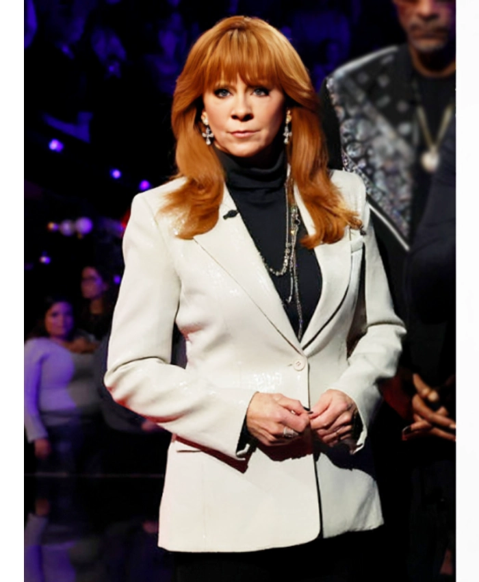 Reba McEntire The Voice S28 White Blazer