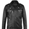 The Walking Dead Negan Black Biker Jacket