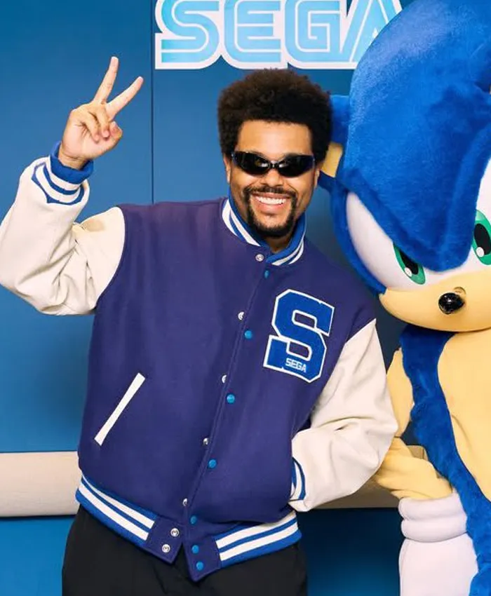 The Weeknd Sega Varsity Jacket
